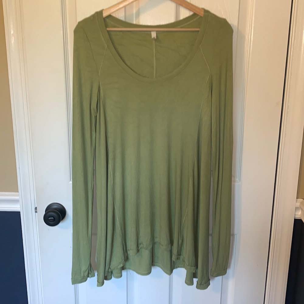 Free People Green long sleeve